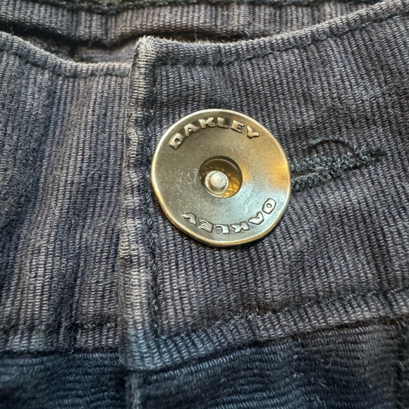 Oakley Slim Fit Casual Pants Mens Size 34x32 Navy Blue 100% Cotton - Picture 3 of 16